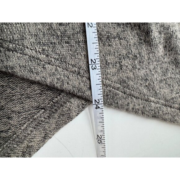 DG2 by Diane Gilman Asymmetrical Shark Bite Hem Turtle Neck Sweater Large Brown - Picture 13 of 13